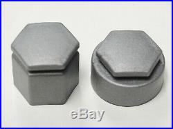 Vauxhall Astra Mokka Insignia Zafira Wheel Nut Bolt Covers Locking Caps Grey