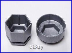 Vauxhall Astra Mokka Insignia Zafira Wheel Nut Bolt Covers Locking Caps Grey