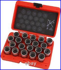 Vauxhall Opel Gm Locking Wheel Nut Socket Set 20pc