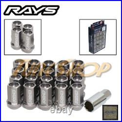 Volk Racing Rays Straight L42 Dura Wheels Lock Lug Nuts 12x1.5 Rim Gun Metal U