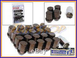 Volk Rays 35mm Wheels Lock Lug Nuts 12x1.5 1.5 Acorn Rim Forged Dura Bronze 20 L