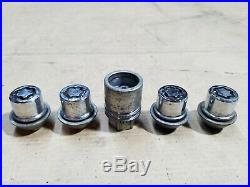 Volvo V40 2004 Set Of 16 Alloy Wheel Locking Nuts With Locking Key 19mm Hex Bolt