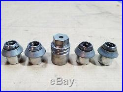 Volvo V40 2004 Set Of 16 Alloy Wheel Locking Nuts With Locking Key 19mm Hex Bolt