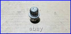 Vw Golf Mk5 Mk6 Alloys Locking Wheel Nut Key Bolt Set Stamp Letter Abc 4 04 12