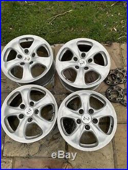 Vw T25 Porsche 17 Wheels And Adaptors Wheel Nuts Included And 4 Locking Nuts