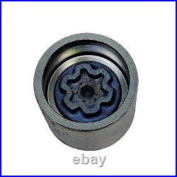 WHEEL LOCKING NUT BOLT KEY FOR AUDI A3 A4 A5 A6 Q2 TT HEX 17mm CODE LETTER H