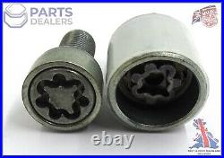 WHEEL LOCKING NUT BOLT KEY FOR AUDI A3 A4 A5 A6 Q2 TT HEX 17mm CODE LETTER N