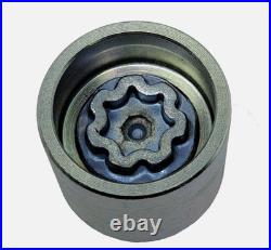 WHEEL LOCKING NUT BOLT KEY FOR AUDI A3 A4 A5 A6 Q2 TT HEX 17mm CODE LETTER Q