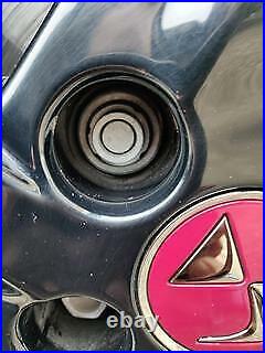 WHEEL NUT COVERS FOR PEUGEOT 108 208 308 2008 3008 17mm LOCKING CAPS MATT BLACK