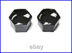 WHEEL NUT COVERS FOR RENAULT CLIO TRAFIC ESPACE SMOKE CHROME BOLT CAPS 19mm