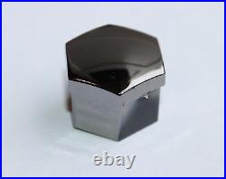 WHEEL NUT COVERS FOR RENAULT CLIO TRAFIC ESPACE SMOKE CHROME BOLT CAPS 19mm