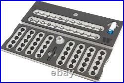 Welzh Werkzeug Locking Wheel Nut Keys Master Kit for VAG 65pcs in Foam Tray