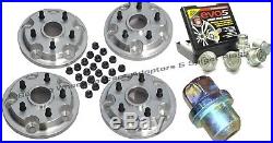 Wheel Adaptors & Set of Land Rover OE Nuts & Thatcham Locking Nuts fit Sport rim