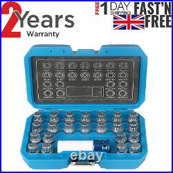 Wheel Lock Lugnut Anti-theft Lug Removal Key Nut Screw Socket Set For VW 23PCS