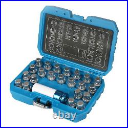 Wheel Lock Lugnut Anti-theft Lug Removal Key Nut Screw Socket Set For VW 23PCS