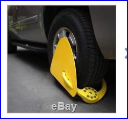 Wheel boot lock The Pitbull Combo Set With Lug Nut Shield Blocker A424P-Yellow