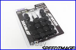 Work Wheels Racing Rs Forged Lug Nuts 12x1.25 Thread Pitch Black Duraluminum