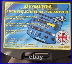 XL-DYNOMEC Locking Wheel Nut Remover Set as used by the AA and RAC. LATEST KIT
